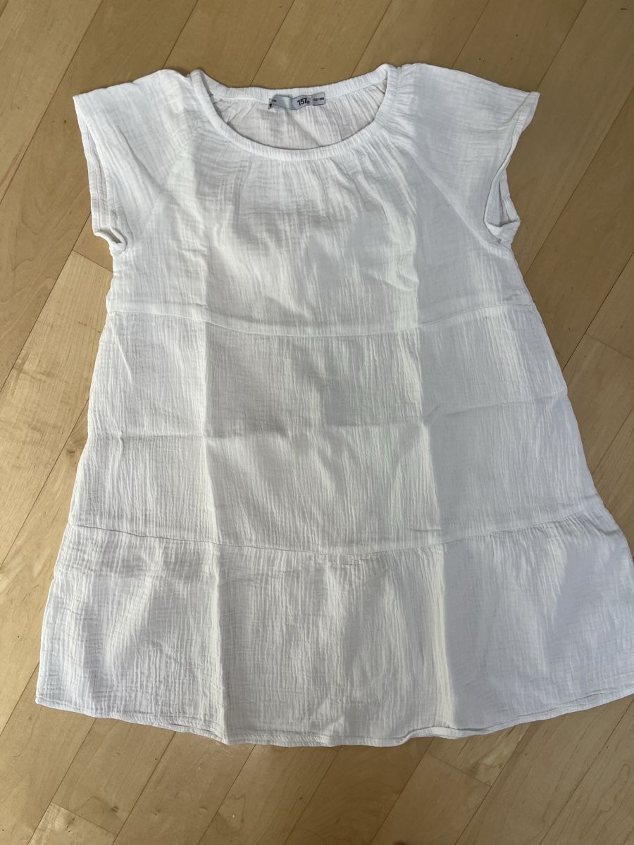 Vestiti & Gonne: 157. Kleid, weiss, 100% cotton – Nuovo (secondo la descrizione) da Zeiningen venduto da man_69cj