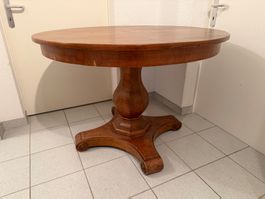 Runder Tisch Holz antik