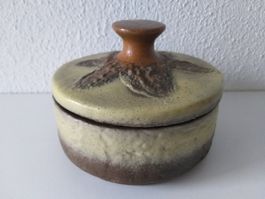 VEB Bonbonnière en céramique / Keramik Deckeldose N° 2642