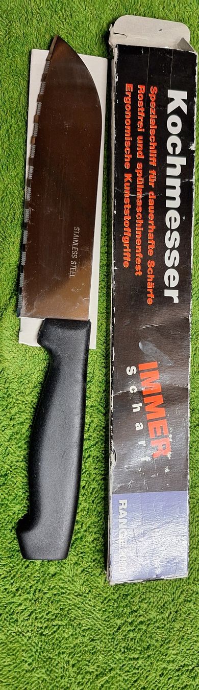 Coltelli da cucina: Kochmesser Edelstahl Schwarz – Nuovo (secondo la descrizione) da Morschach venduto da son_8fqy