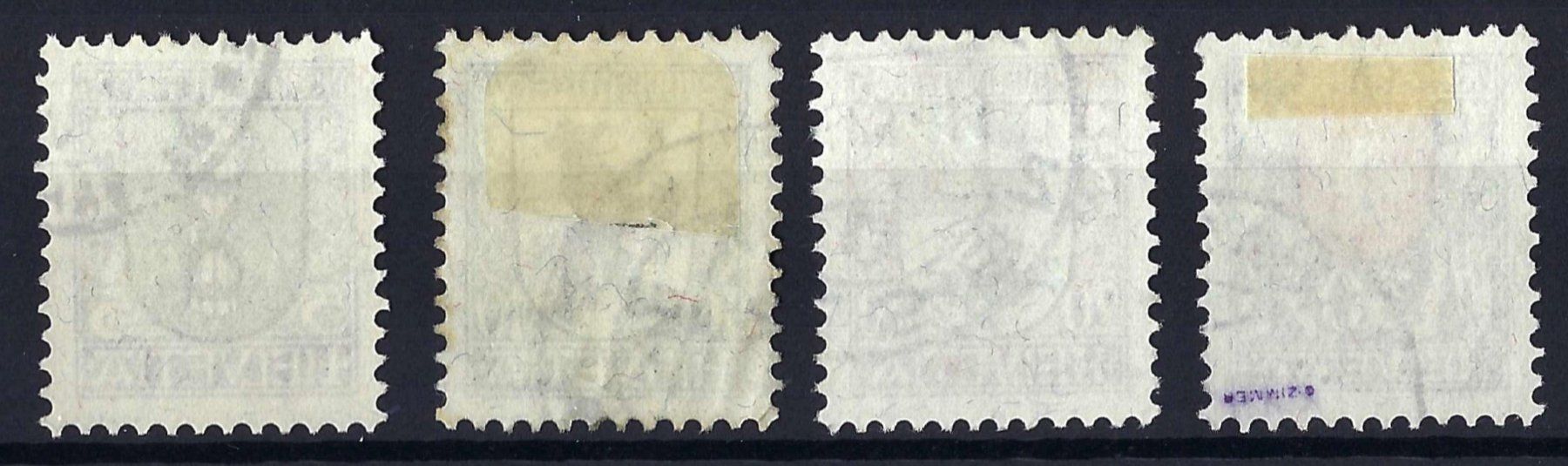 Alle Briefmarken: Pro Juventute Satz 1925 Kat.-Nr. J33-J36 sauber gestempelt – Gebraucht aus Morgarten von mech58 1