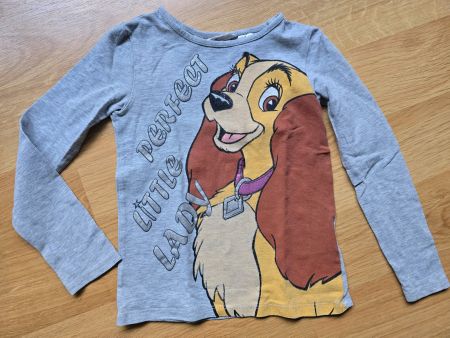 Langarmshirt Disney grau Grösse 110/116