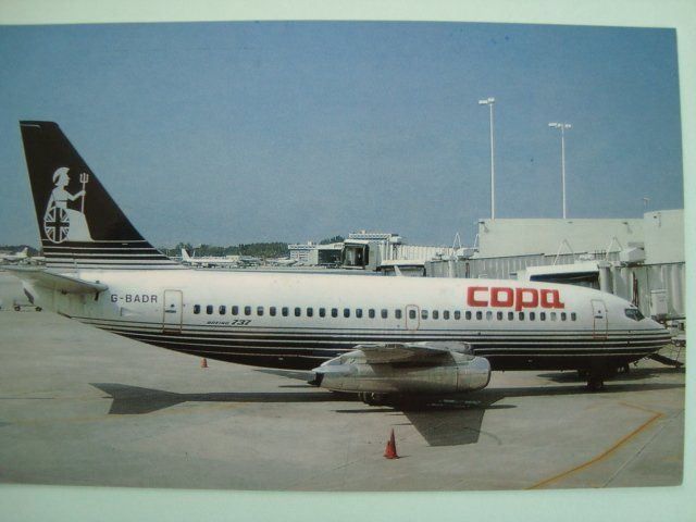 Cartoline postali: Copa Panama, B737-204, G-BADR – Nuovo e nell'imballaggio originale da Thun venduto da Abigboss