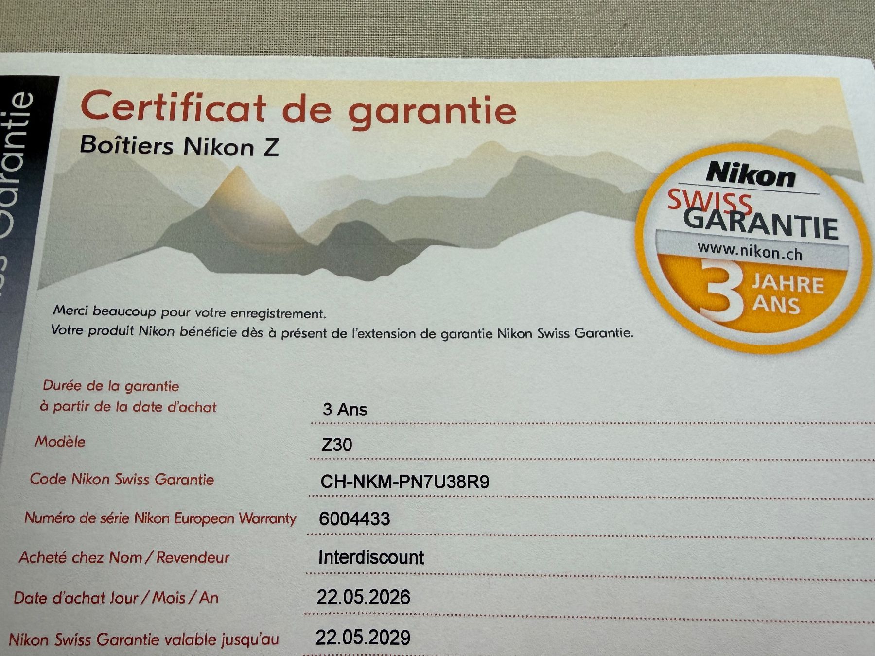 Nikon Fotocamera: Nikon z30 + 12-28 garantie 2028 300 clicks – Nuovo (secondo la descrizione) da Giubiasco venduto da nofi85 8