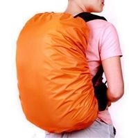 Regenschutz Orange für Rucksack, Schultasche bis ca. 65L