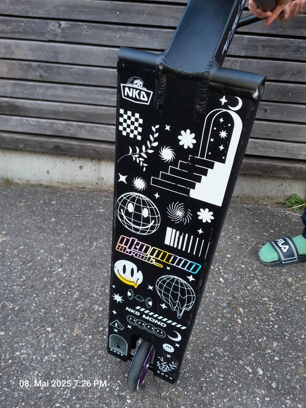 Kickboard: Scooterdeck inkl. Griptape und Bremse – Nuovo (secondo la descrizione) da Langenthal venduto da roman014 2