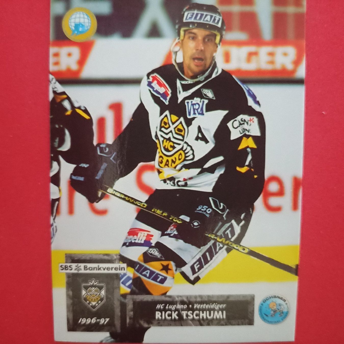 Carte collezionabili: Rick Tschumi - HC LUGANO - 1996/97 – Usato da Dübendorf venduto da kb86_MOVIE