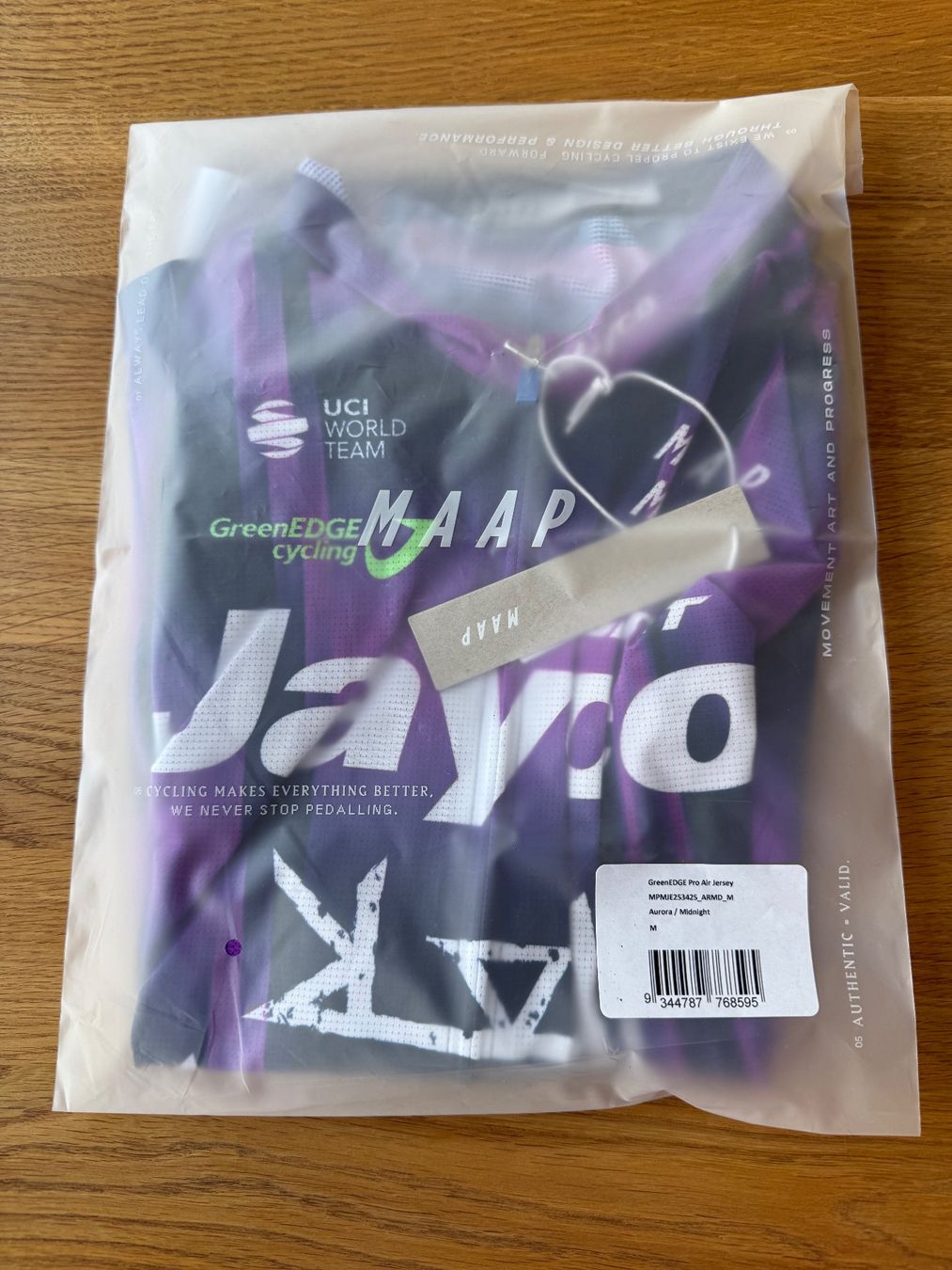 Canottiere & Pantaloni: MAAP GreenEDGE Pro Air Jersey 2025 – Usato da Luzern venduto da sqimxens 3