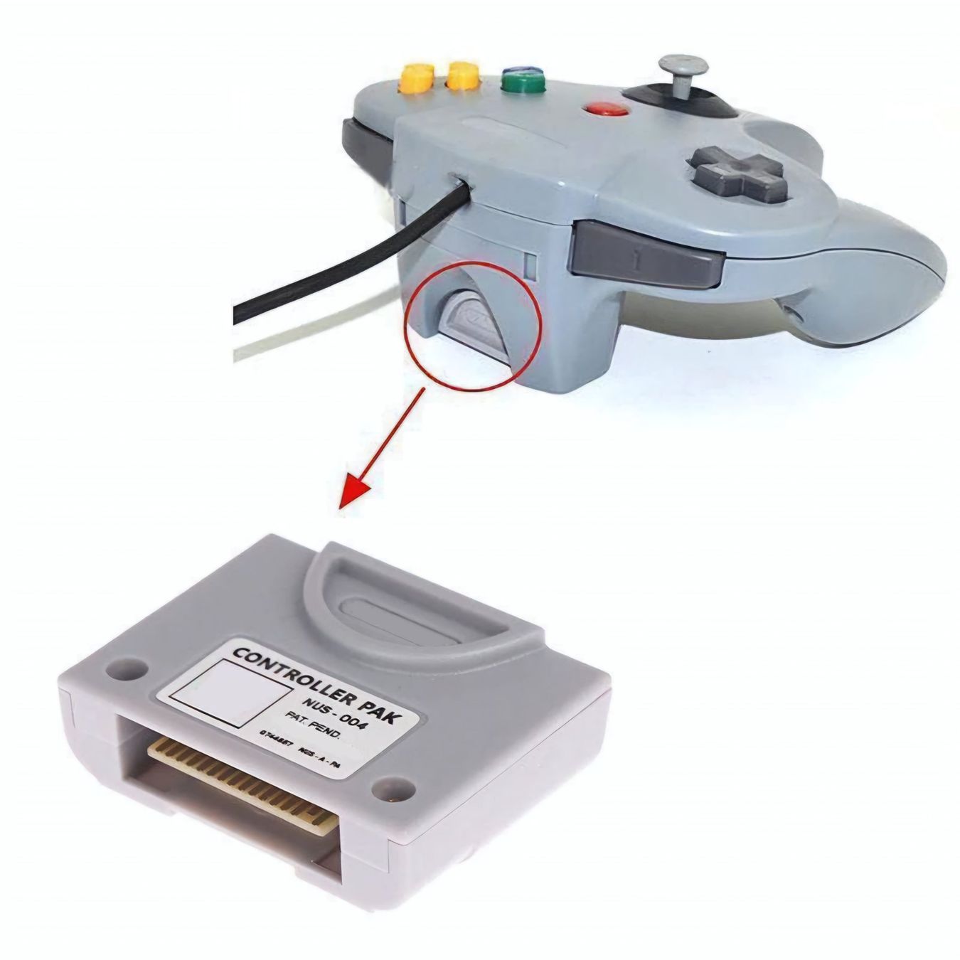 Nintendo Konsolen: Nintendo 64 Controller Pak / N64 MemoryCard Speicherkarte – Neu und originalverpackt aus Uster von -FPS-