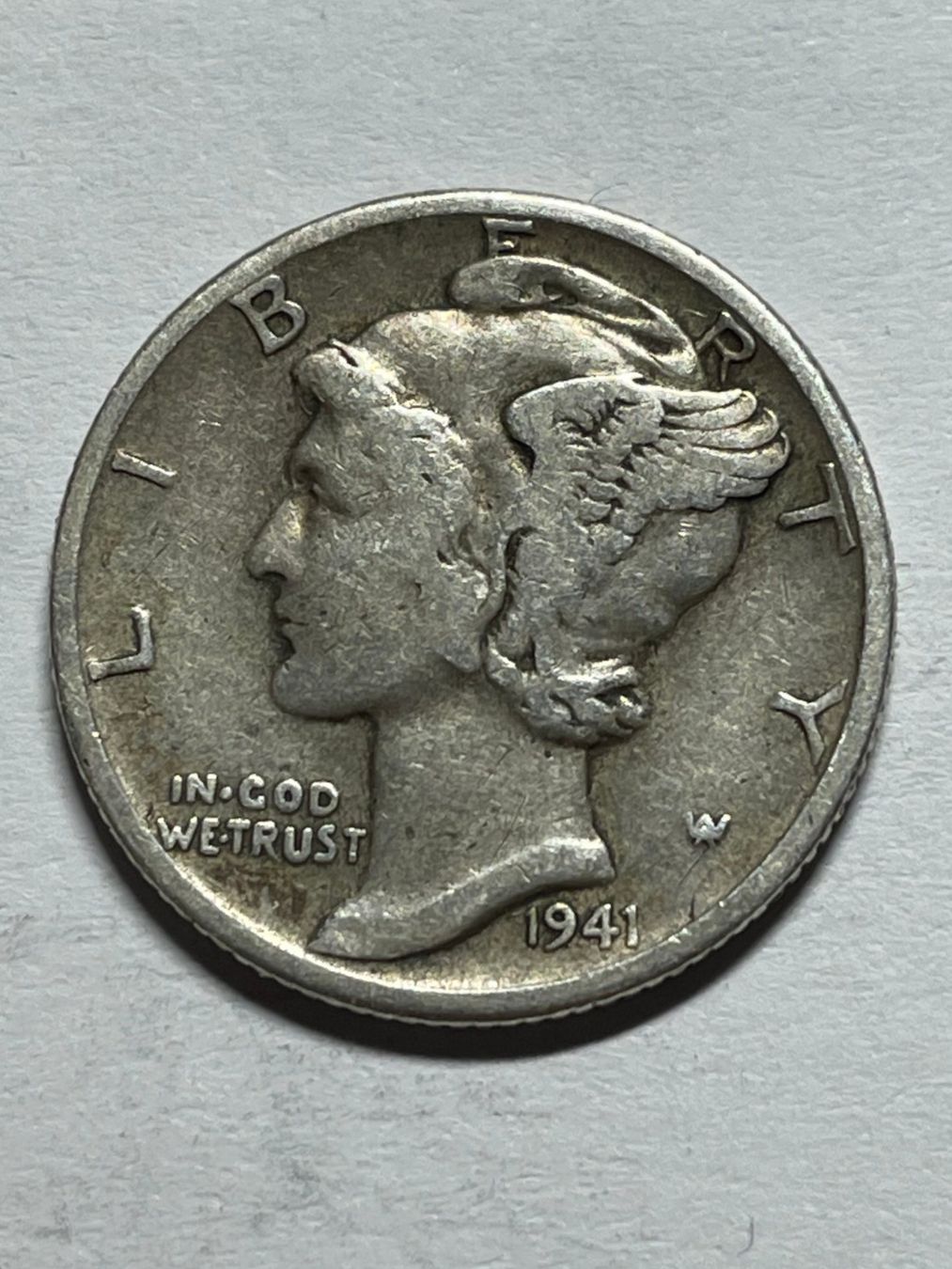 Alle Münzen: (84) Mercury Dime 1941 USA – Gebraucht aus Aesch BL von masmusgo