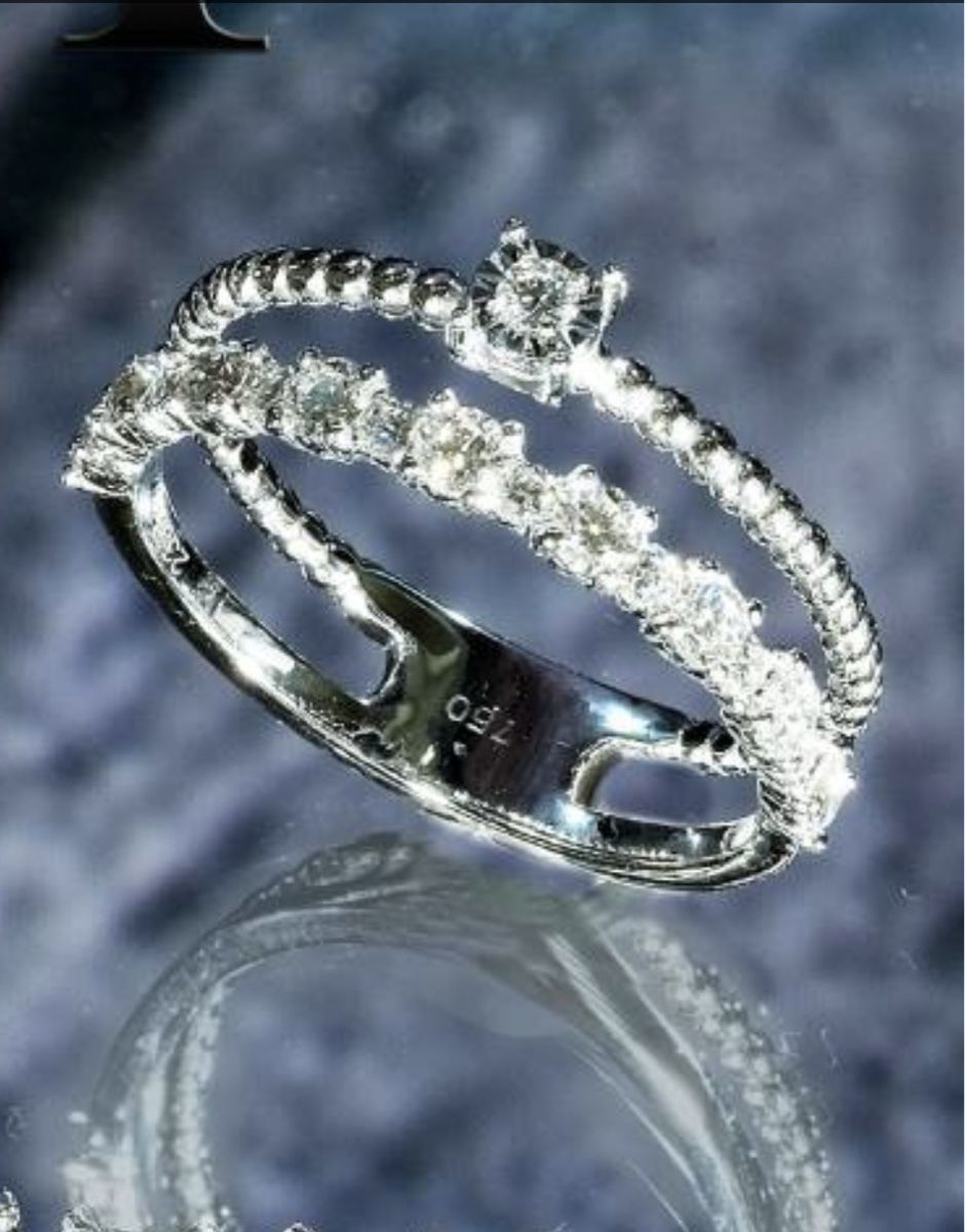 Anelli: Diamond Ring 💍 – Nuovo e nell'imballaggio originale da Rapperswil SG venduto da Gemstonebyyo