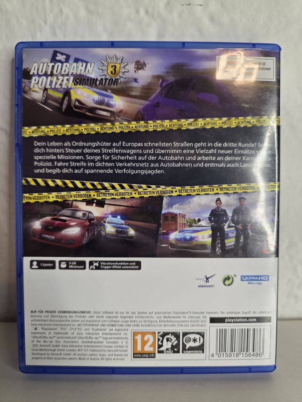 Jeux: Autobahn Polizei Simulator 3 PS5  – D'occasion à Ehrendingen par lax21 1