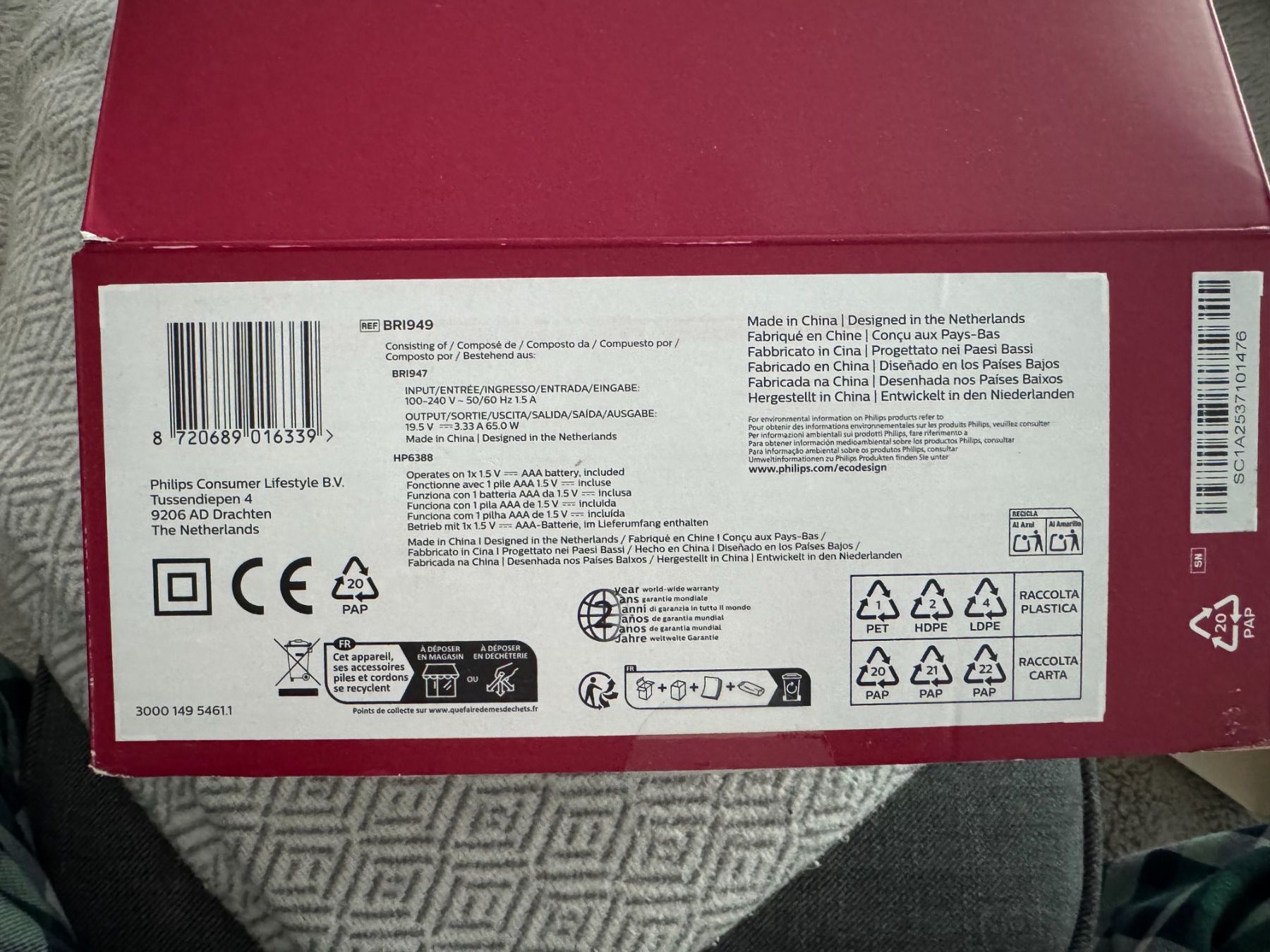Philips Epiliergeräte: Philips Lumea Prestige BRI949/00 – Neu und originalverpackt aus Basel von peterfalk 2