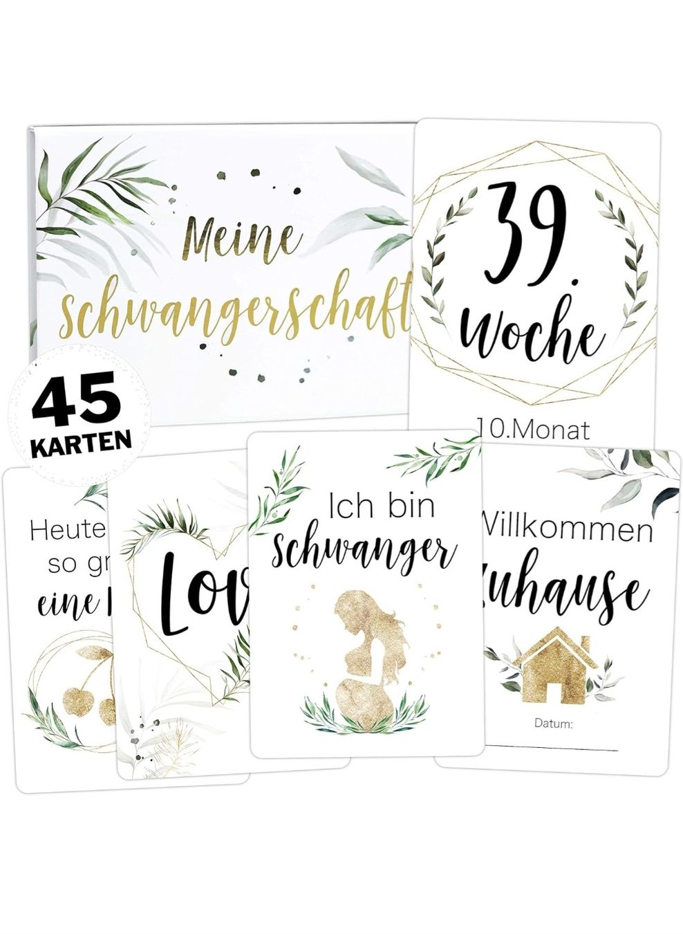 Karten: Schwangerschaft Meilensteinkarte – Neu (gemäss Beschreibung) aus Steinmaur von DS89