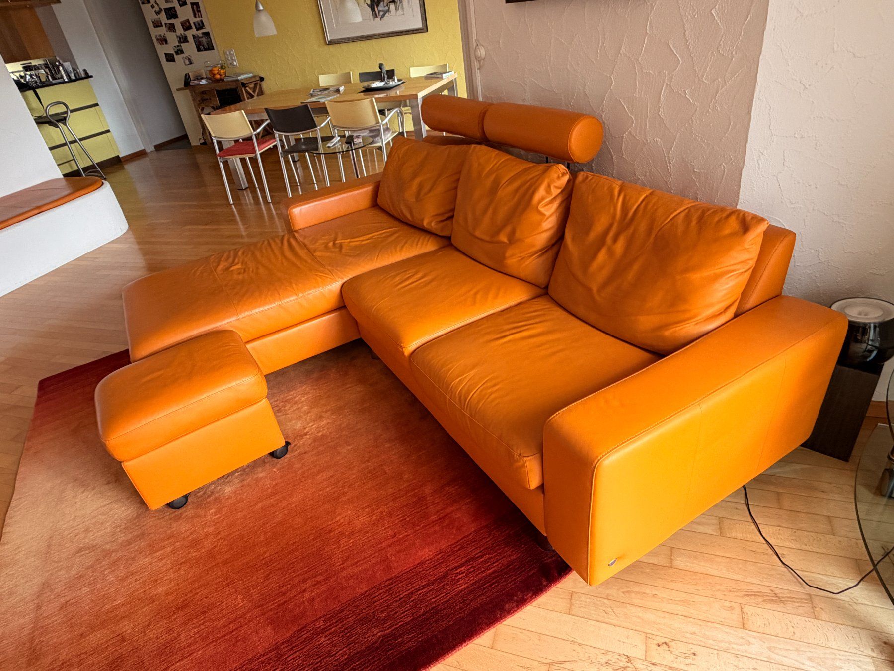 Stressless Sofas: Stressless E200 Leder (Paloma) Ecksofa mit Longchair – Gebraucht aus Emmenbrücke von andreas63 1