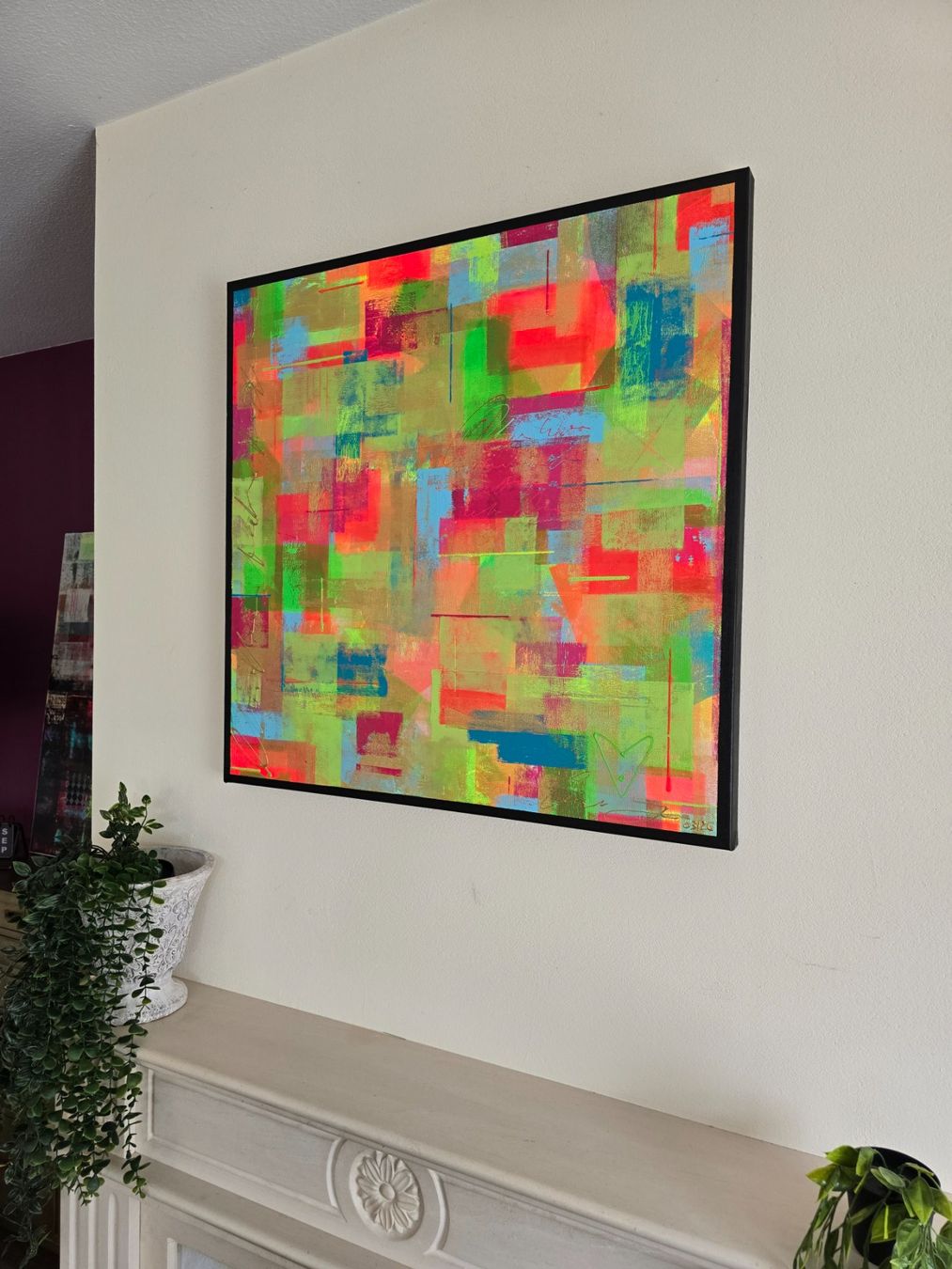 Dipinti: Acrylbild 'Euphoria' • 80x80 – Nuovo (secondo la descrizione) da Wikon venduto da Nephilim74 7