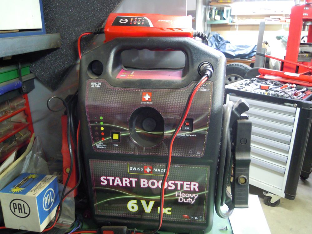 Batterie Starthilfe, Batterie Booster 6V, Heavy Duty