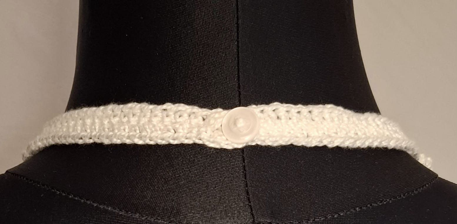 Ketten: Collier crocheté à fleurs, fait main, idée cadeau – Neu (gemäss Beschreibung) aus tartegnin von Madelaine_09 4