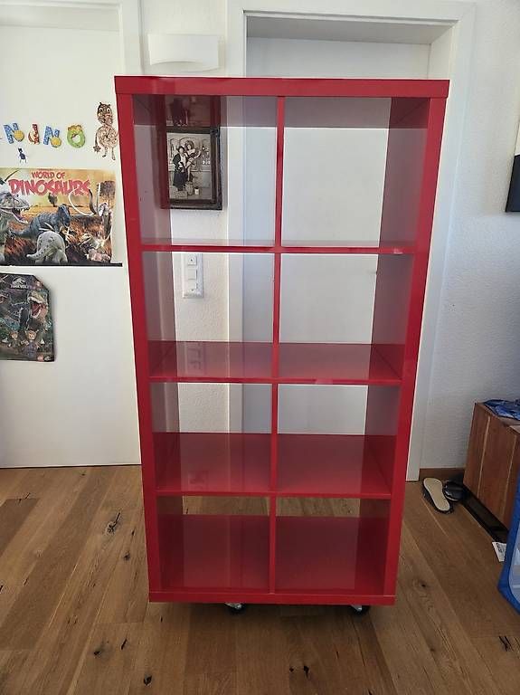 Ikea Étagères: Rotes Kallax 2x4 – D'occasion à Dinhard par Xspark