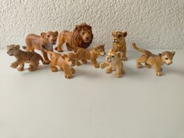 Schleich Löwen Familie Rudel Wild Life Raubtier Löwe 90r Set