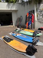 Komplett-Set Windsurfausrüstung, Boards, Segel, Masten ...