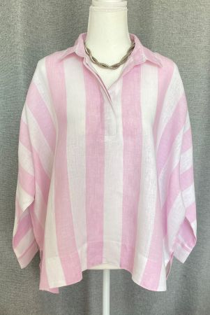Leinenbluse (Lockerer) von Pine Cone Hill Grösse L/XL