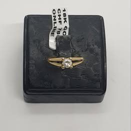 Anelli: Echt 18K Gold Ring – Usato da Luzern venduto da Luzern-Goldhaus