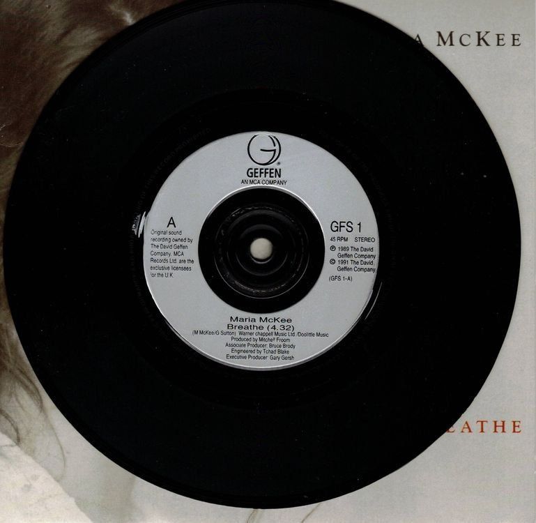 Schallplatten: Maria McKee  --  Breathe  Single7 – Gebraucht aus Oberwil (Dägerlen) von thealbum