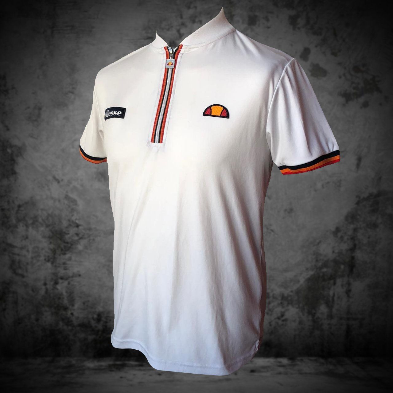 Ellesse Canottiere & Pantaloni: Jersey Ellesse Cycling White Men M – Usato da Genève venduto da ang_7j7j