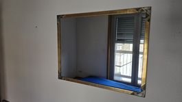 Wandspiegel mit goldenem Rahmen 53x108 cm guter Zustand