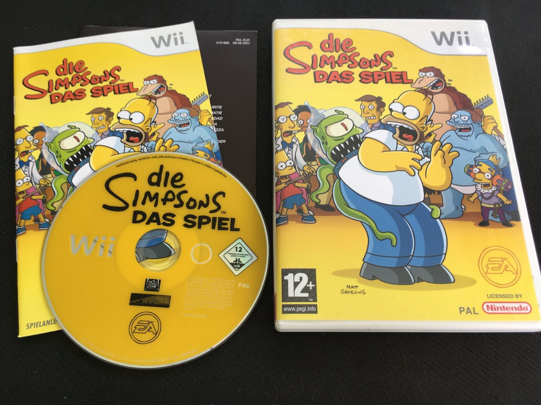 Nintendo Giochi: Die Simpsons das Spiel - Nintendo Wii – Usato da St.Gallen venduto da Punktchen01
