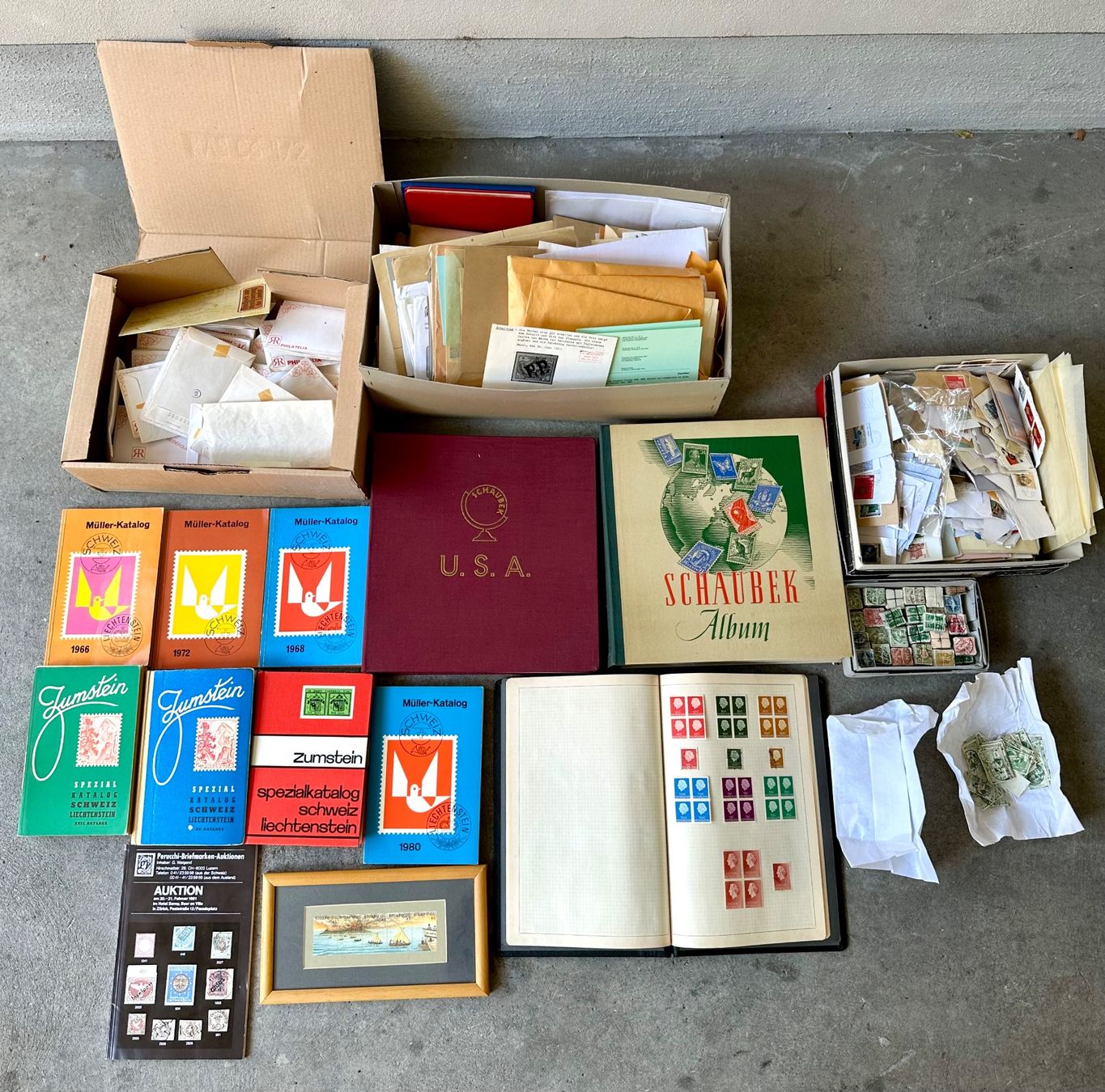 Tutti i francobolli: BRIEFMARKENSAMMLUNG AB 1.-!!! – Usato da Zürich venduto da NIKI777