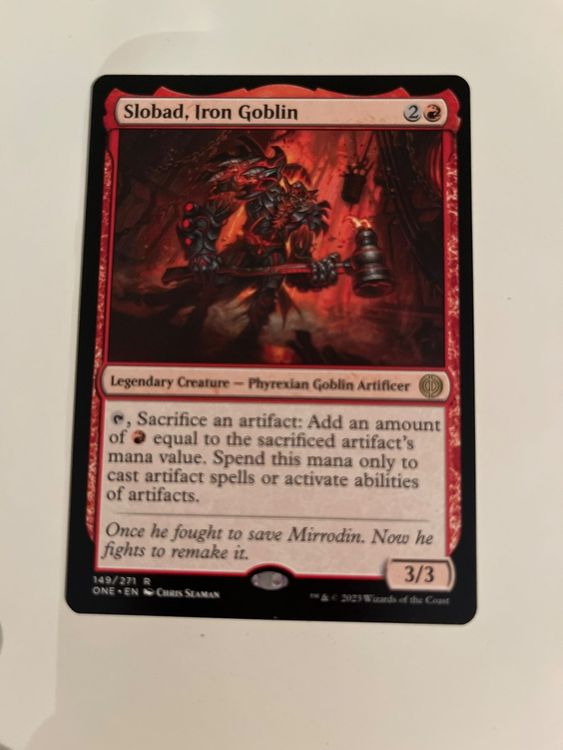 1 x Slobad, Iron Goblin - Magic: The Gathering - MtG | Kaufen auf Ricardo