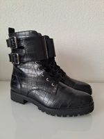Schöne schwarze Stiefel in Grösse 40