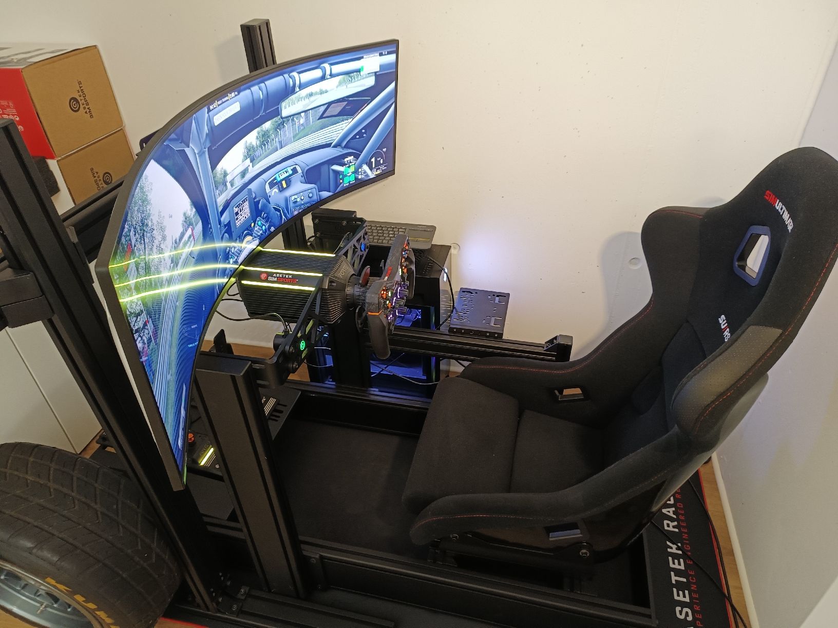 Top Sim Racing Setup - (RTX4070 ti Super, Asetek forte,...) (Gebraucht ...