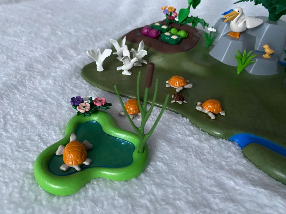PLAYMOBIL Garten mit Schwänen und Schildkröten Kaufen auf Ricardo