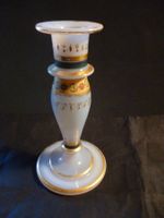Antiquité Bougeoir opaline savon 19ème - début 20ème s