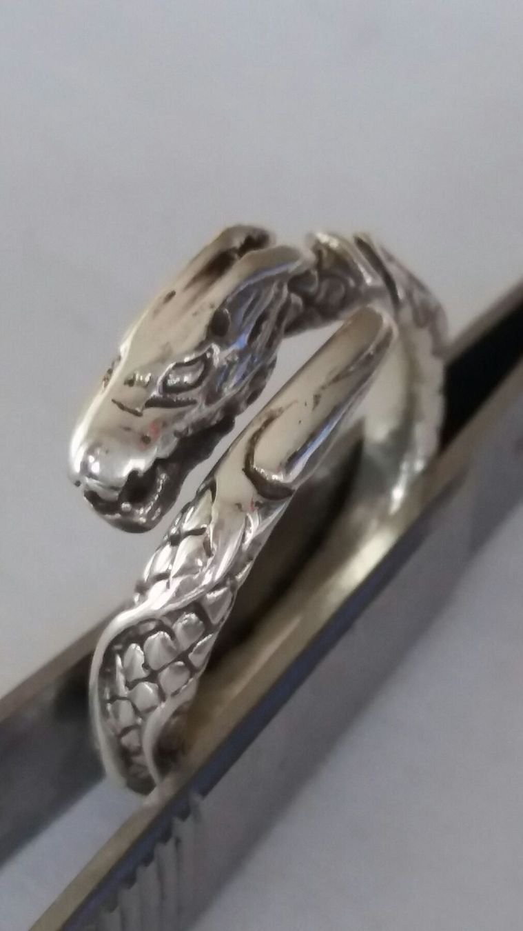 Bagues: Schlange Silber Ring  / Serpent argent – D'occasion à Laufen par Sunjupite7