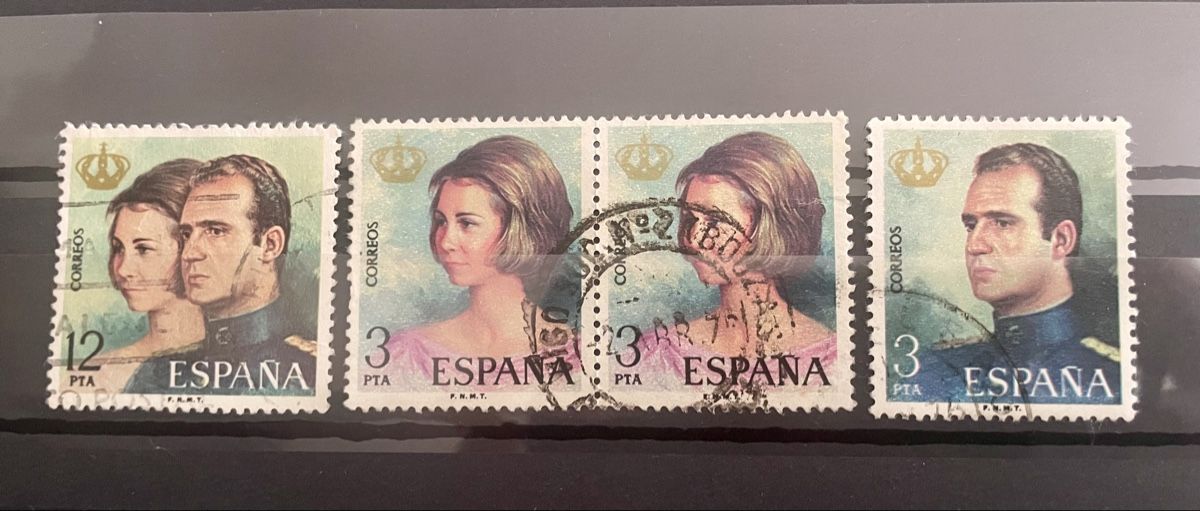 Tutti i francobolli: Briefmarken Spanien Konigspaar gebraucht – Usato da Buchs AG venduto da fpatricia