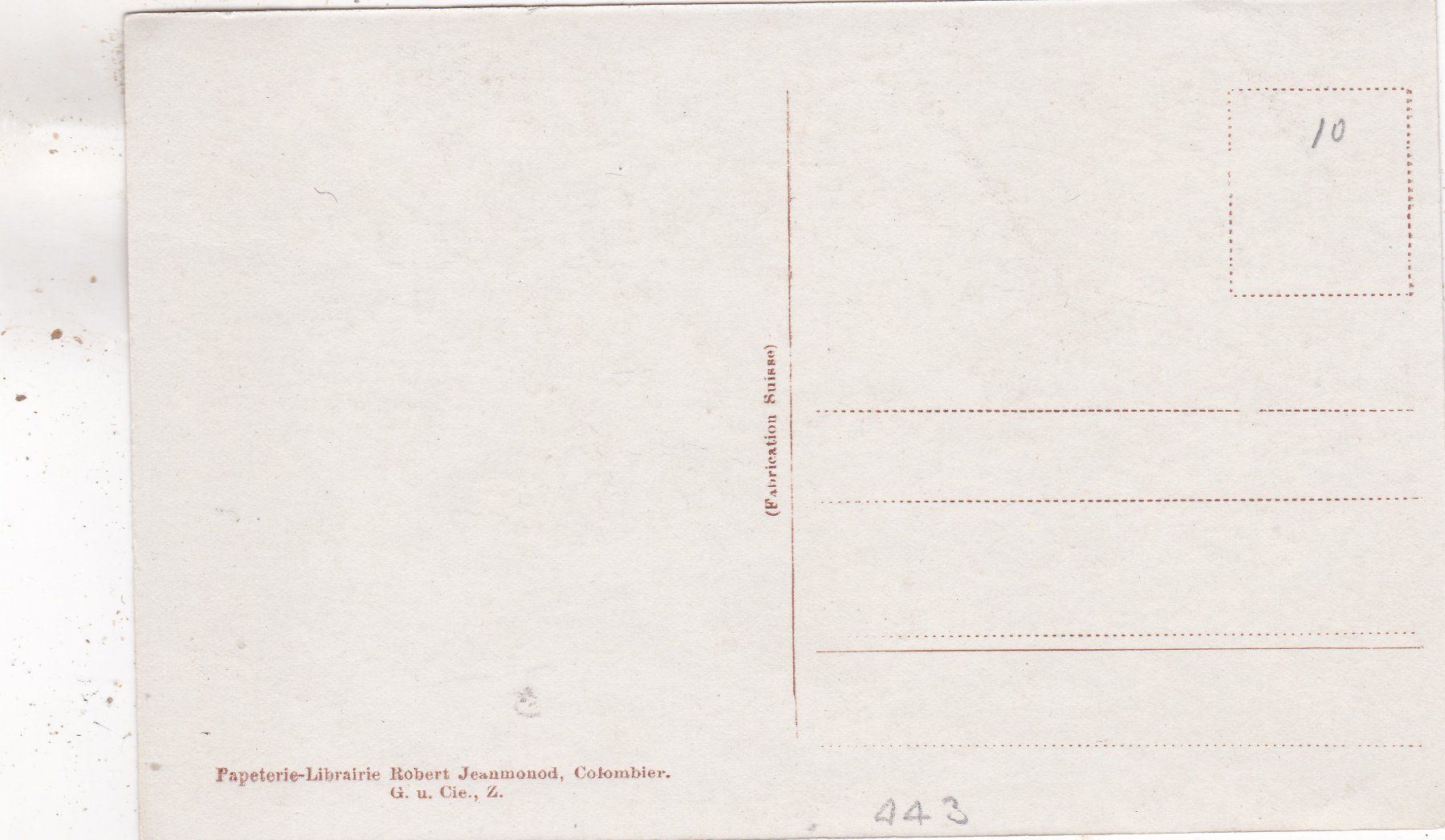Cartoline postali: Colombier Le Vieux Château – Usato da Herisau venduto da Lisegrat2008 1