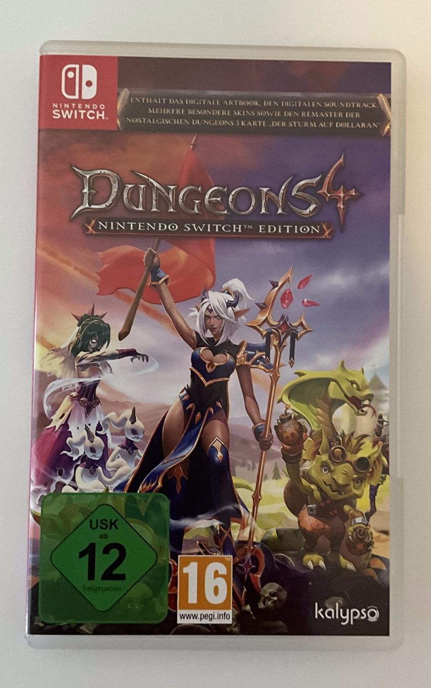 Spiele: Dungeons 4 Switch – Gebraucht aus Wettingen von __mj81