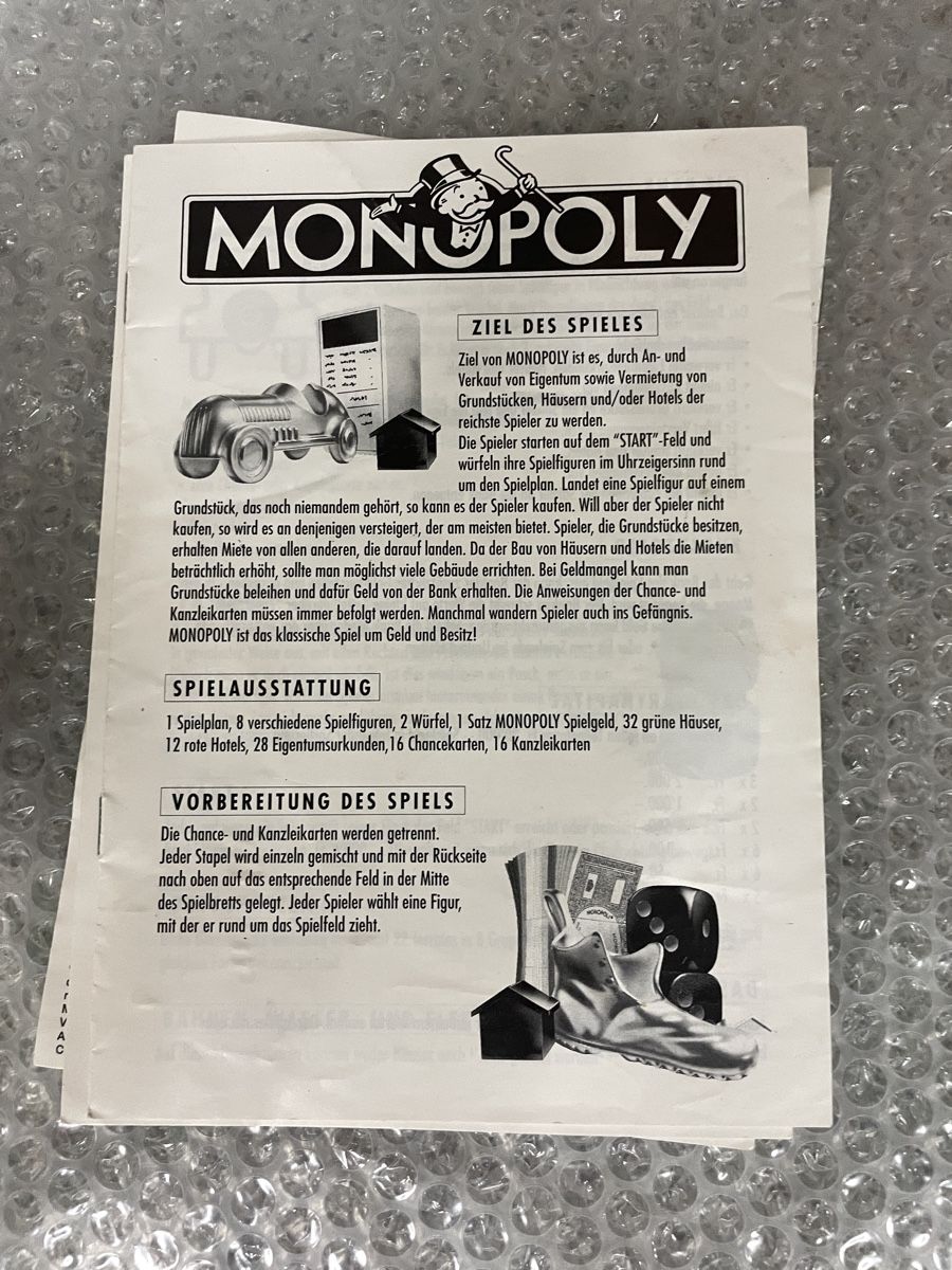Parker Spiele: MONOPOLY – Gebraucht aus Buhwil von ossy67 3