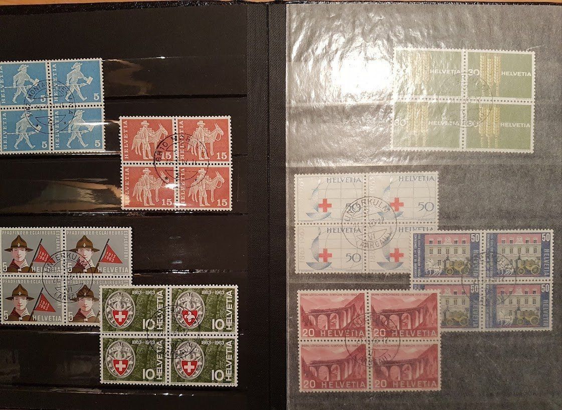 Tutti i francobolli: Briefmarken 70 Viererblocks – Nuovo (secondo la descrizione) da zuerich venduto da Jewlsdesign 3