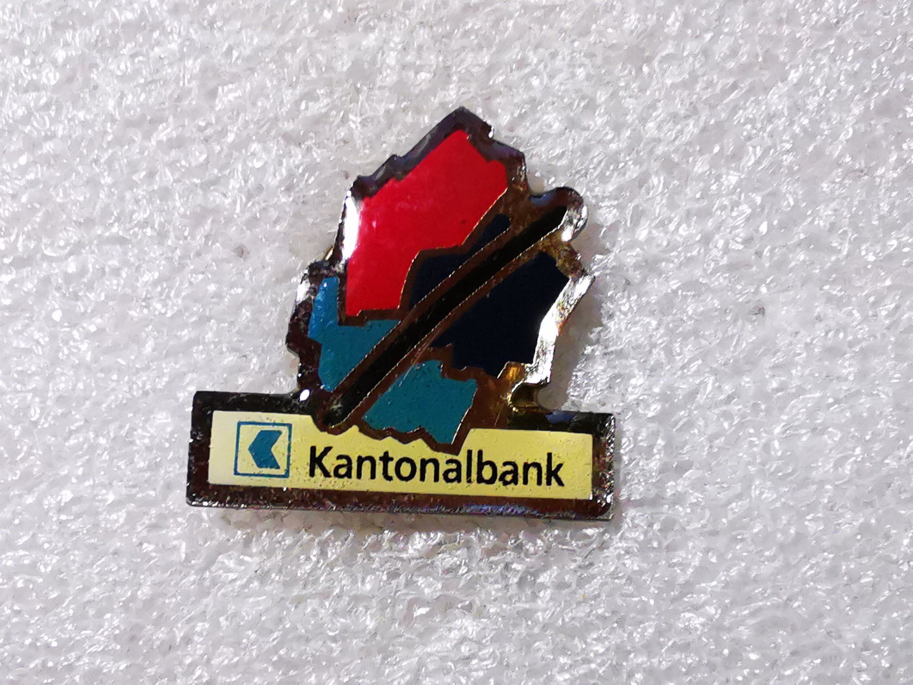 Placchette & Badge: Ansteckpin 51: Kantonalbank – Usato da Oppligen venduto da Pin-Fall-Shop