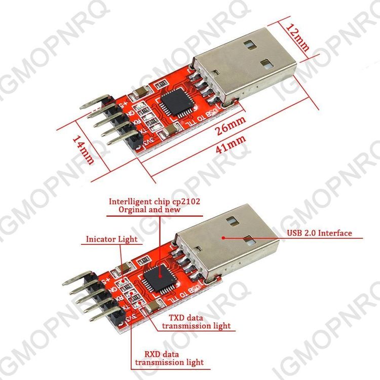 Composants électroniques: USB-zu-UART-Modul TTL 5-polig, Module USB vers UART TTL 5 pô – Neuf avec emballage d'origine à Delemont par Superchoice 3