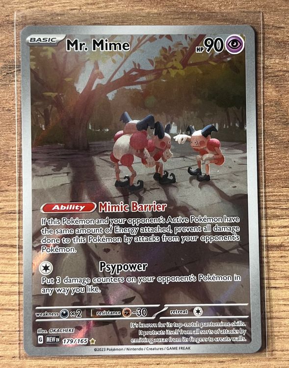 Pokémon Karte Mr. Mime GX – 67/181 Ultra Rare | Team Up Set, NM/M Zustand