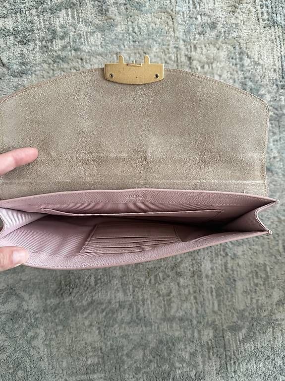 Furla Taschen für Damen: Furla Clutch Rosa  Leder  Original – Gebraucht aus Lausen von nat_hbt6 1