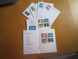 GA 1976 FDC Serie einzeln und PTT Blatt UPU