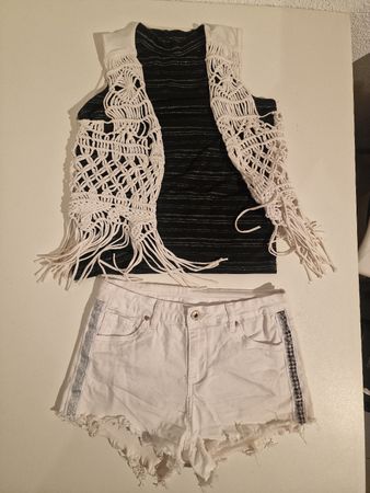 s.Oliver Top, C&A Shirt, Shorts aus Italien Gr. 158/164