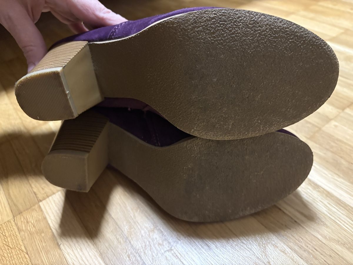 Damenschuhe: Eleganti stivaletti viola scamosciati – Gebraucht aus Novazzano von jen_hx8j 2